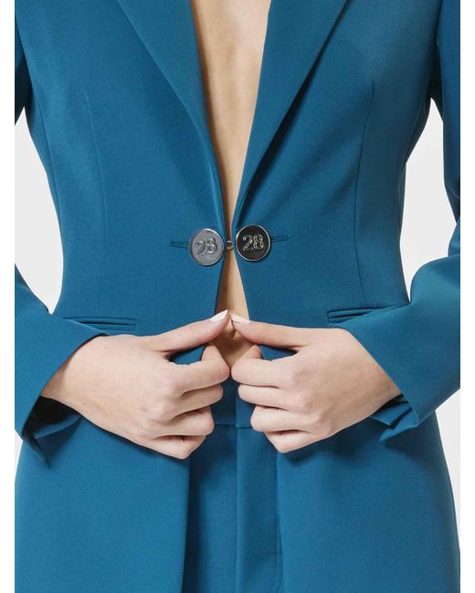 Moschino Blue Jacket A Button