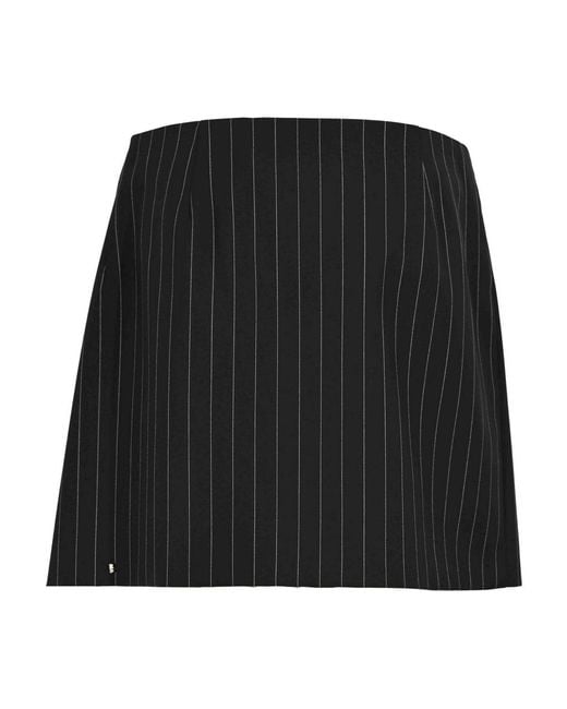 Sportmax Black Spx Mini Skirt Made