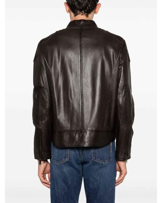 THE JACK AND JACKIE LEATHERS Black Rouge Jacket for men