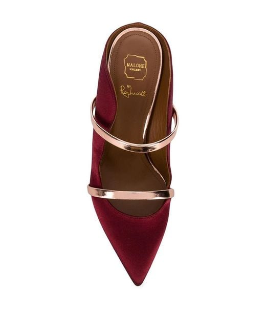Malone Souliers Red Mules