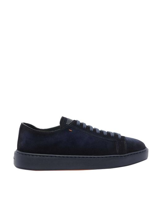 Santoni Blue Ford Sneakers for men