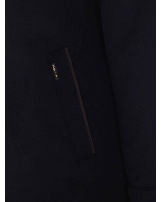 Moorer Blue Navyteodor Heavy Jacket for men