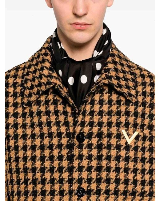 Valentino Garavani Brown 'Vgold' Shirt for men