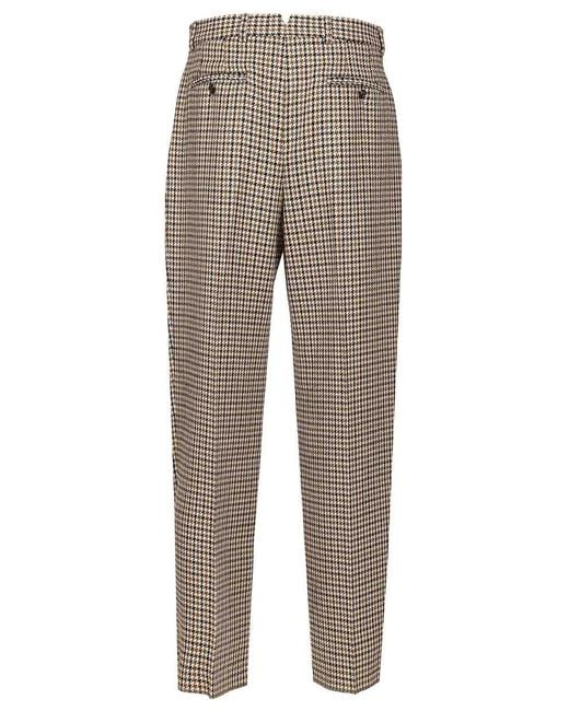 Emporio Armani Gray Tailored Trousers for men