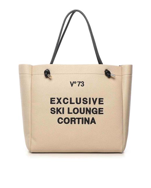 V73 Natural Cortina Shopping Bag