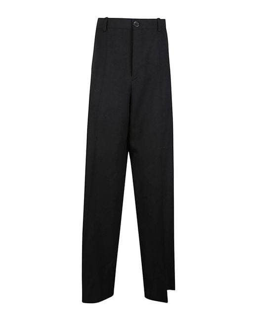 Balenciaga Black Wool Trousers for men