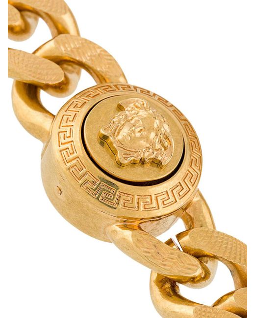 Versace Metallic Necklaces for men