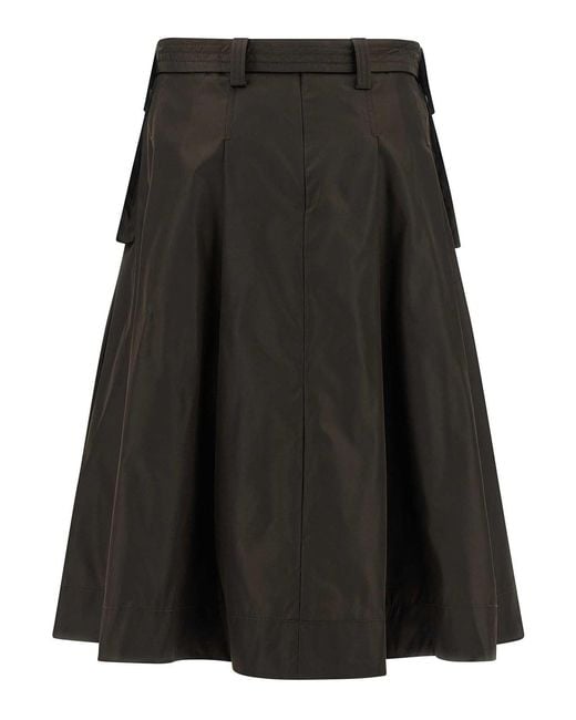 Ganni Black Skirt