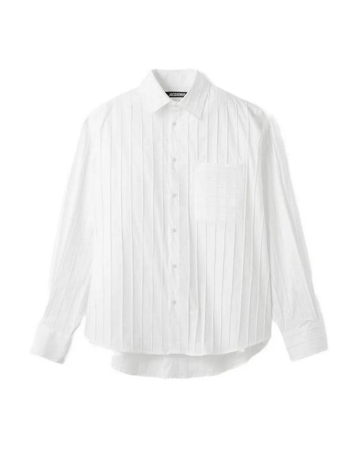 Jacquemus White The Gardian Shirt for men