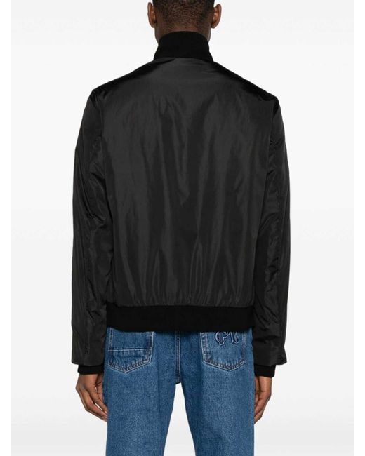 Palm Angels Black Down Jackets for men