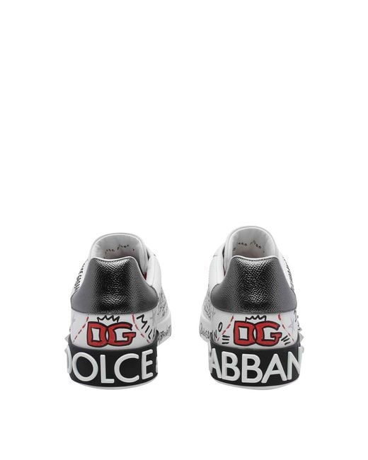 Dolce & Gabbana White Portofino Sneakers for men