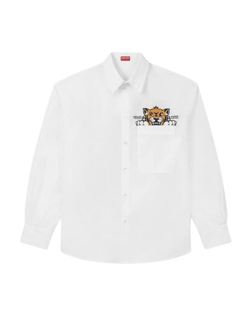 KENZO White Chemise Ml for men