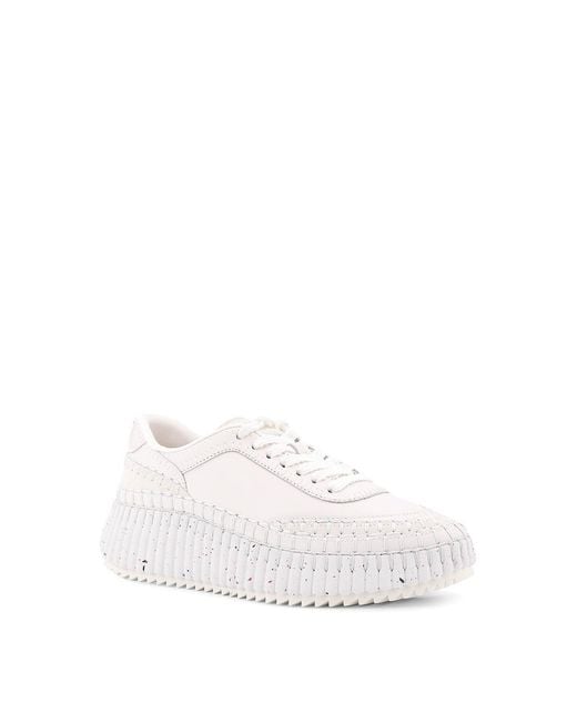 Chloé White Nama Low-Top Low-Top Sneakers