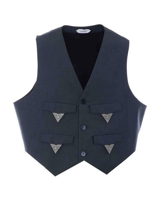 Versace Blue Weight Vest for men