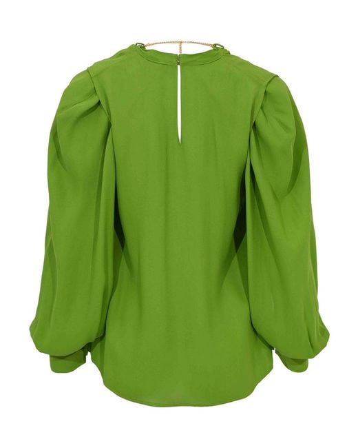 Elisabetta Franchi Green Blouse