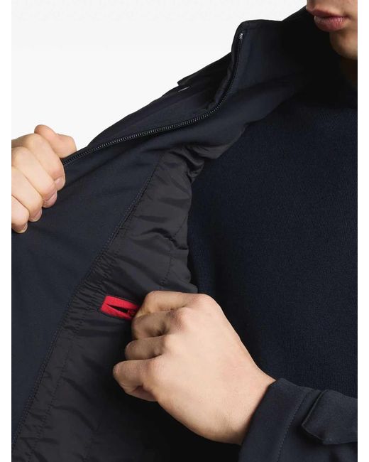 Fay Blue New Morning Travel Jersey Nero for men