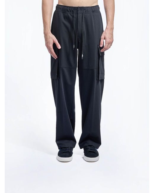 Just Cavalli Blue Cormorano Cargo Pants for men