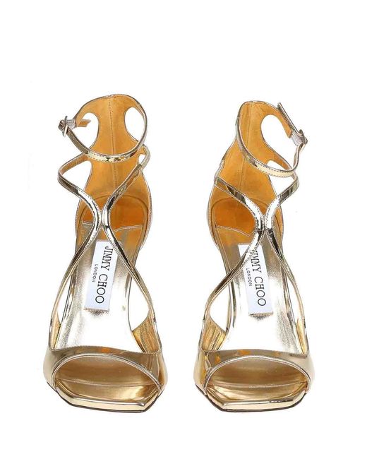 Jimmy Choo Metallic Azia 95 Sandal