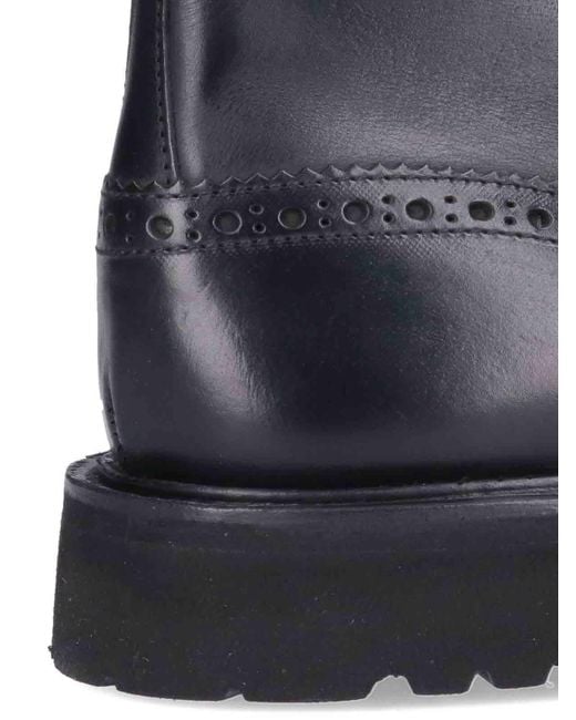 Tricker's Black Ankle Boots for men