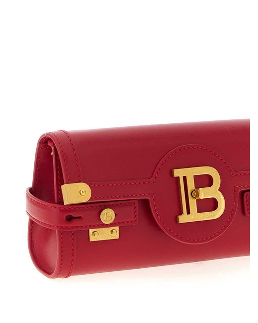 Balmain Red B-Buzz 23 Clutch