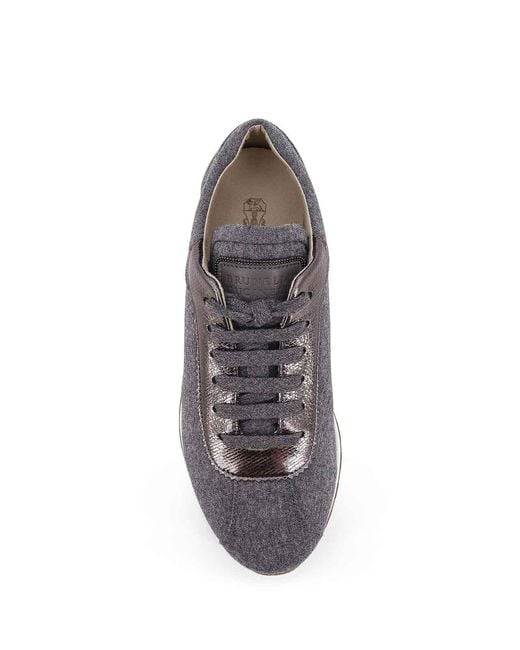 Brunello Cucinelli Gray Sneakers