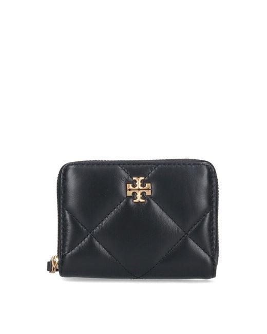 Tory Burch Black Small Zip Wallet