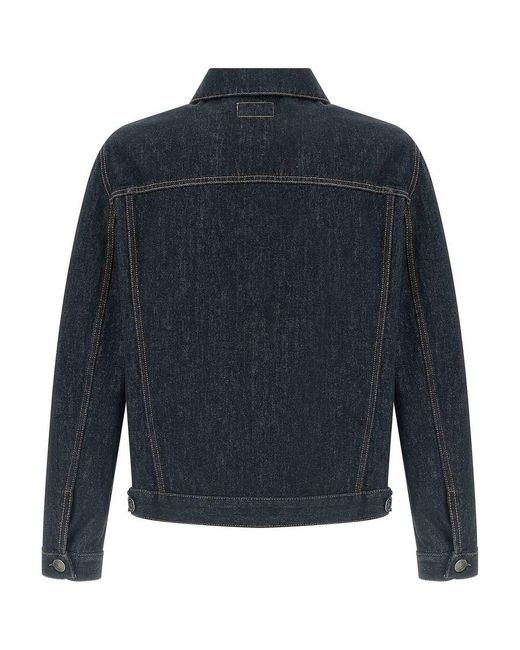 Brunello Cucinelli Blue Denim Jacket for men
