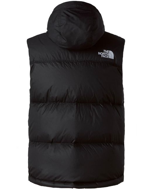 The North Face Black Retro Nuptse Vest for men