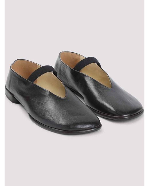 Lemaire Black Glove Ballerina Flats