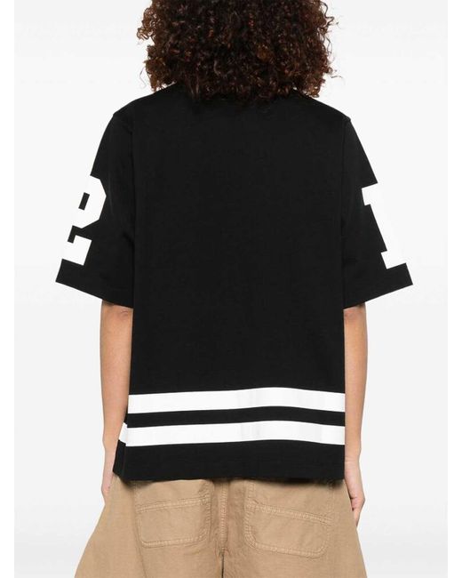DSquared² Black Logo-Print T-Shirt