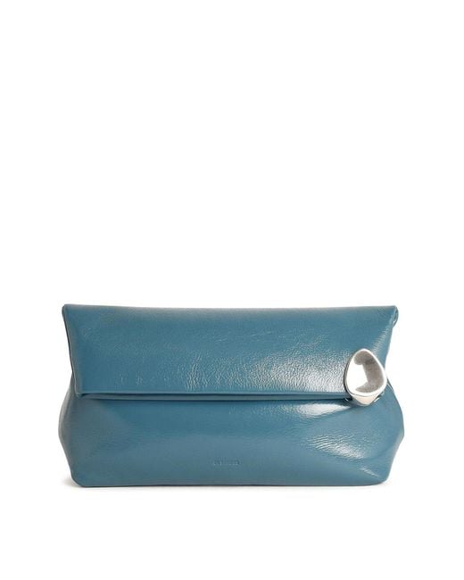 Clutch di Jil Sander in Blue