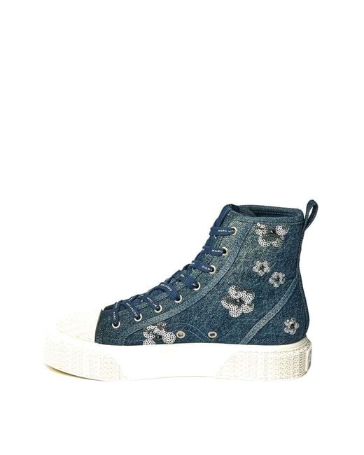 Marc Jacobs Blue The High Top Sneakers
