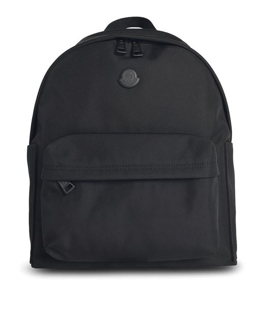 Moncler Black New Pierrick Nylon Backpack for men