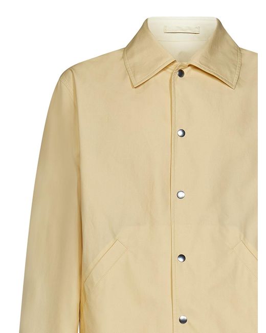 Jil Sander Natural Pastel Lightweight Cotton Popl for men