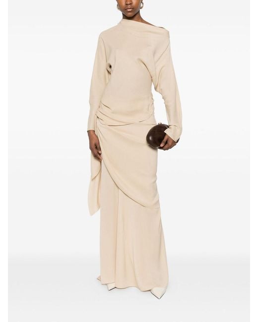 Cortana Natural Isolde Silk Top