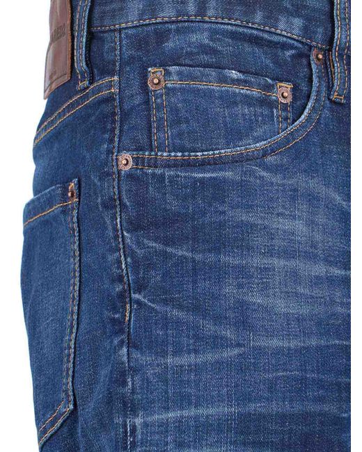DSquared² Blue Jeans Logo for men