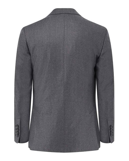 AMI Black Double-Breasted Blazer for men