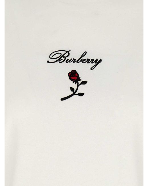 Burberry White T-Shirts