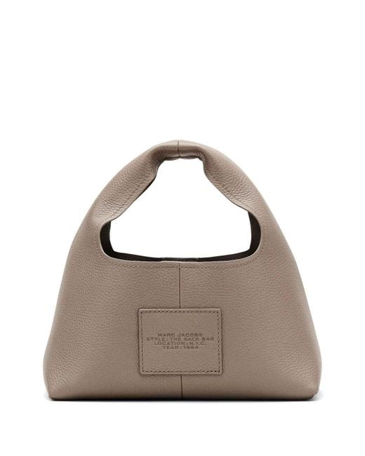 Marc Jacobs Metallic The Leather Mini Sack Bag