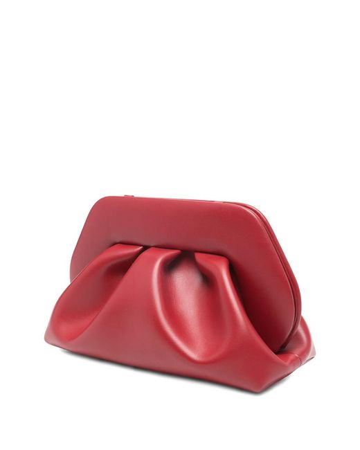 THEMOIRÈ Red Bios Medium Vegan Leather Clutch