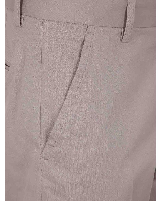 Incotex Gray Regular Leg Trousers for men