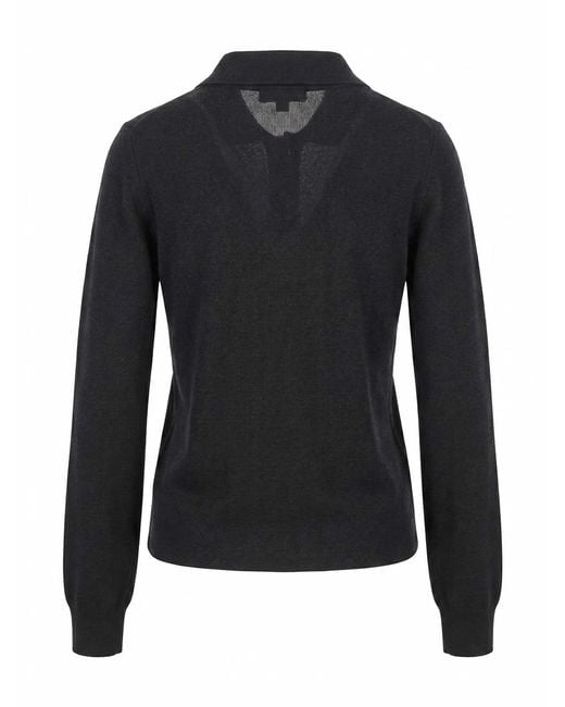 Malo Blue Polo Neck Sweater