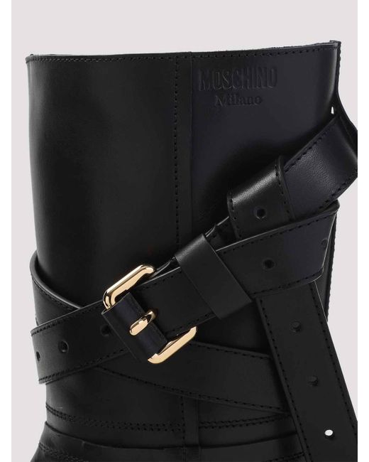 Moschino Black Boots