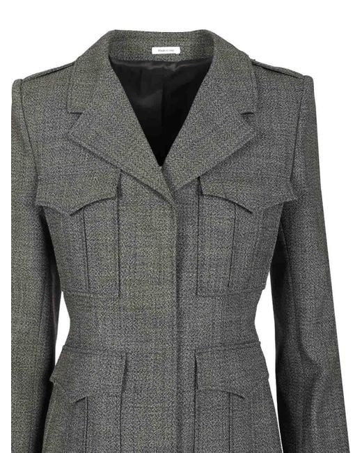 McQueen Black Uniform-Style Jacket