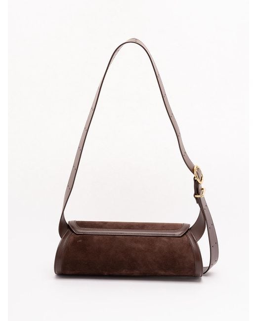 Jil Sander Brown 'Cannolo' Small Bag