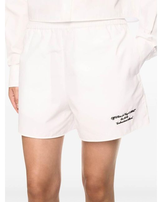 Off-White c/o Virgil Abloh White Shorta