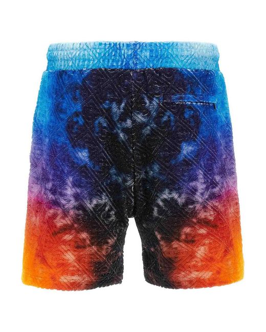 Casablanca Blue The Gradient Towelling Bermuda Shorts for men