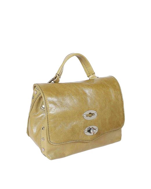 Zanellato Metallic Glossy Leather Bag