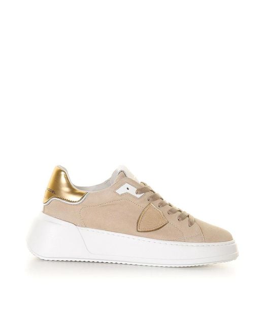 Philippe Model Natural Sneaker Tres Temple Low Donna