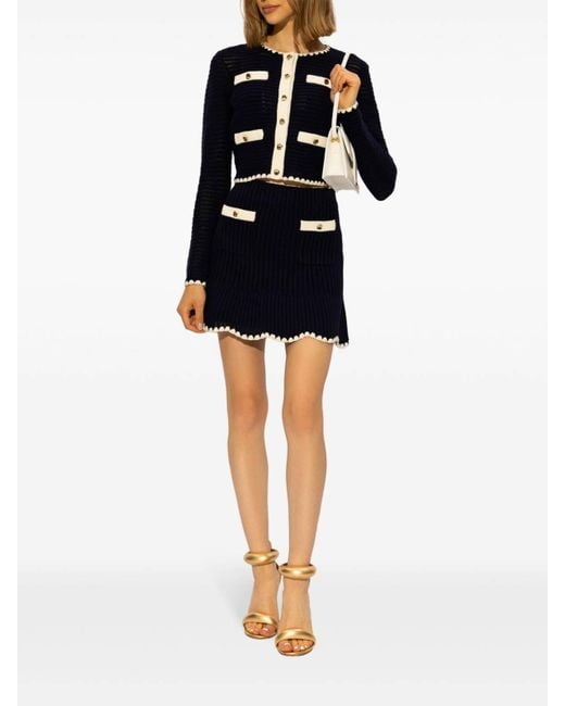 Self-Portrait Black Cardigan
